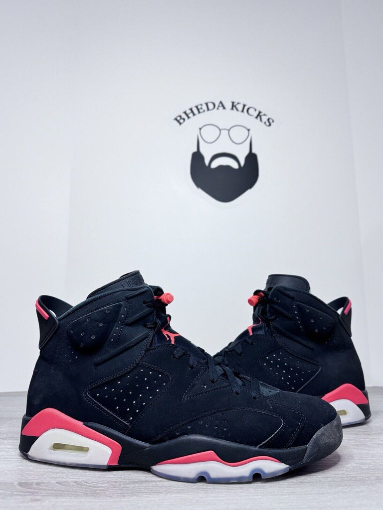 Size 12.5 - Air Jordan 6 Retro Black Infrared 2019 384664-060 Preowned Og