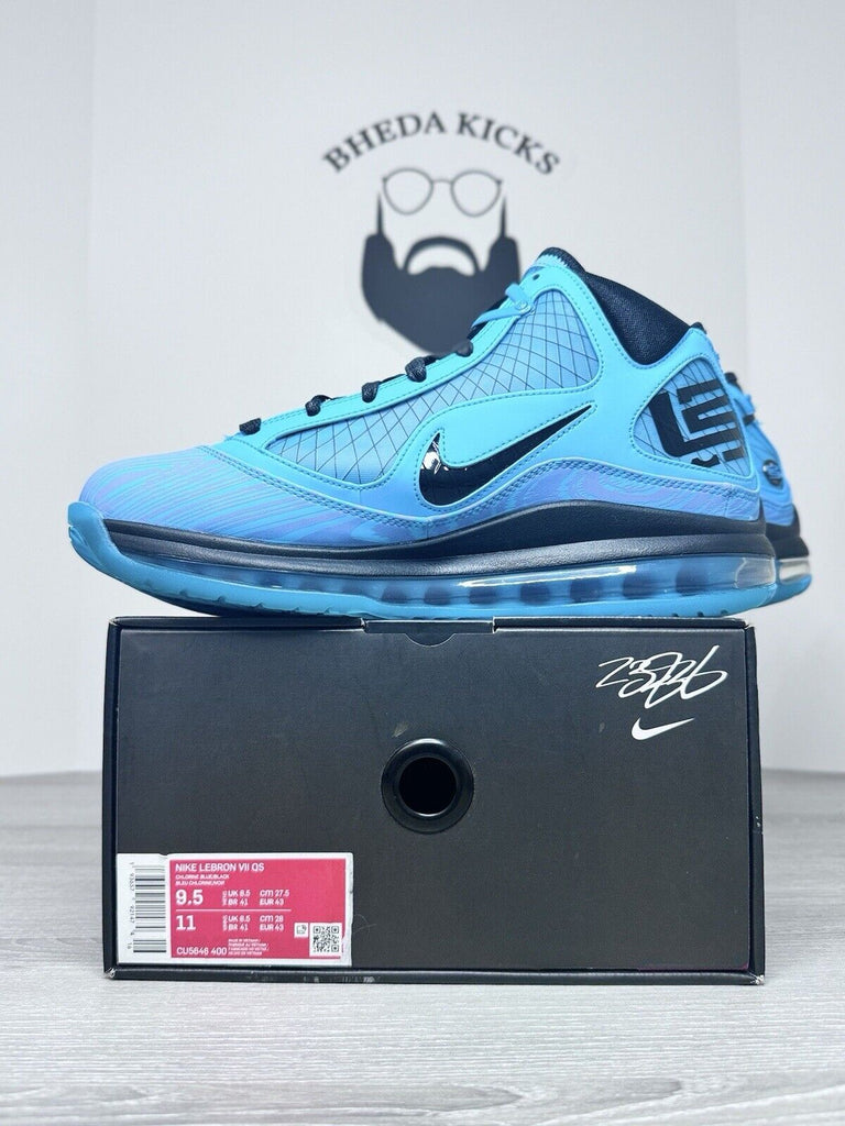 Size 9.5 - Nike Air Max LeBron 7 Retro ‘20 All Star CU5646-400 OG Preowned