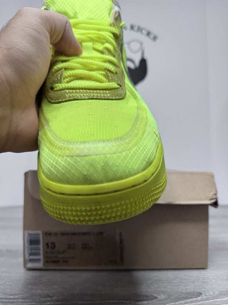 Nike Off-White x Air Force 1 Low Volt Size 13 AO4606-700 Preowned Authentic