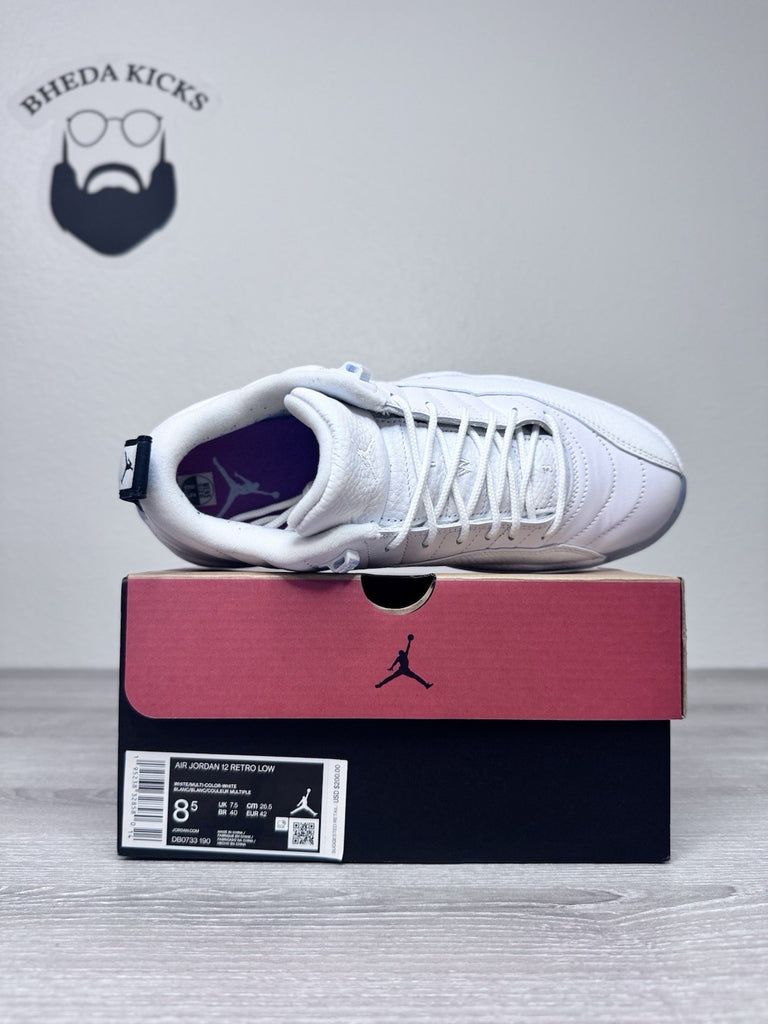 Size 8.5 - Nike Air Jordan 12 Retro Low Easter DB0733-190 OG XII White Preowned