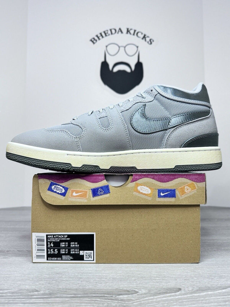 Size 14 - Nike x Social Status Mac Attack SP DZ4636-001 Split Vision Grey NEW DS