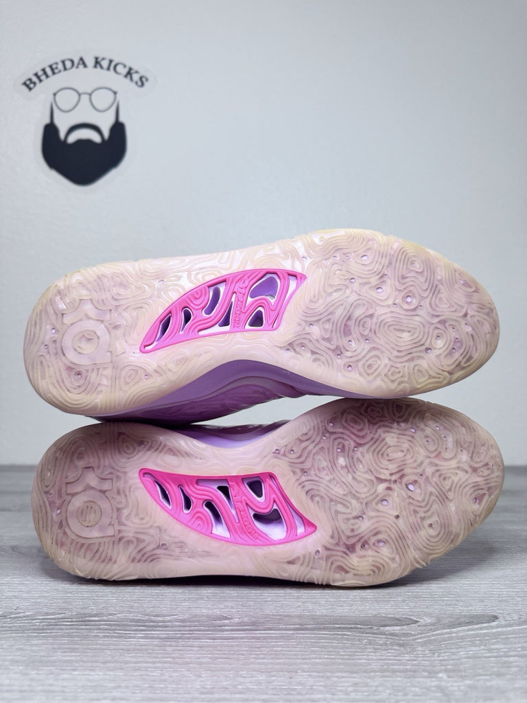 Size 15 - Nike KD15 NRG Low Aunt Pearl Pink Basketball Shoes DQ3851-600 Men