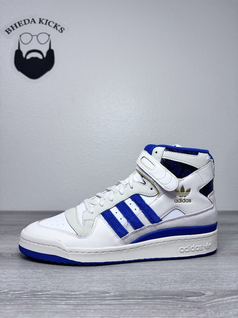 Size 14 - Adidas Forum 84 High "Cloud White Royal Blue" Men's FZ6300 Brand New