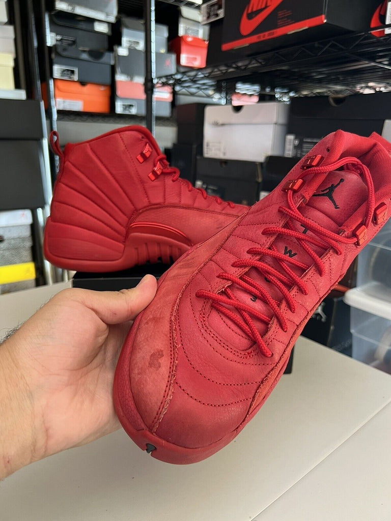 Nike Air Jordan 12 Retro Gym Red 2018 Size 11.5 130690-601 Triple Red Black XII