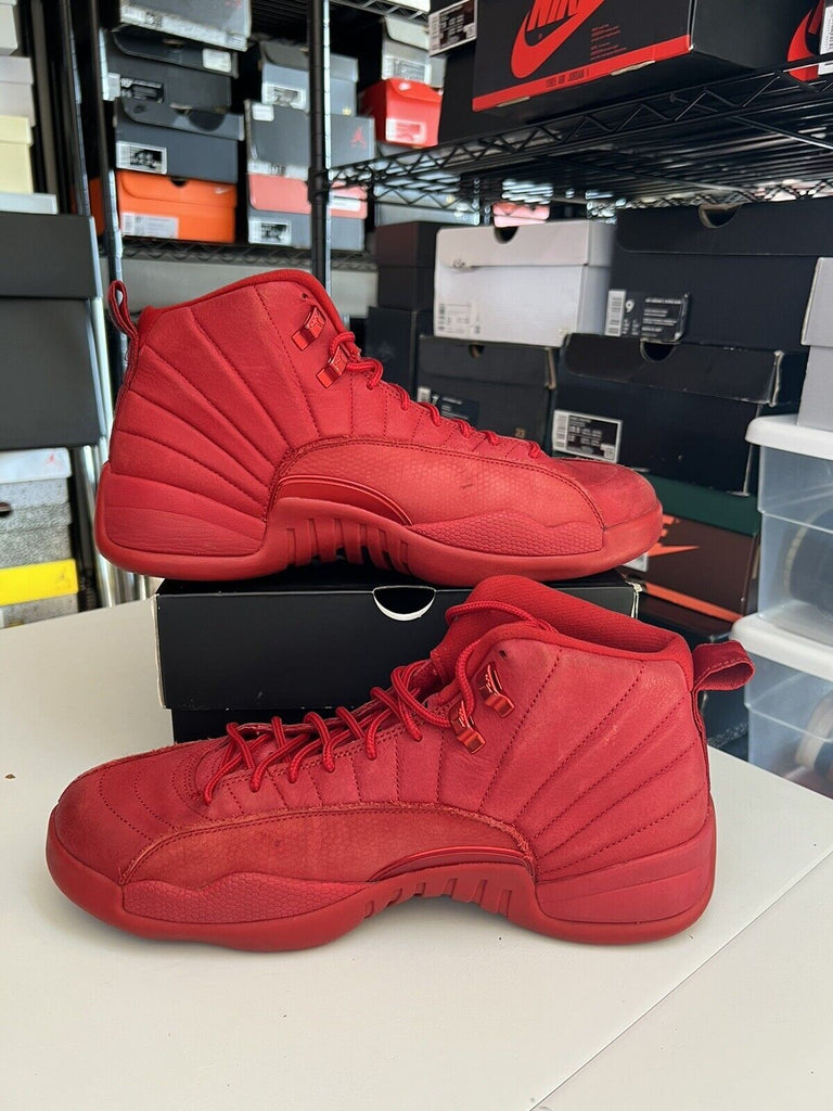 Nike Air Jordan 12 Retro Gym Red 2018 Size 11.5 130690-601 Triple Red Black XII