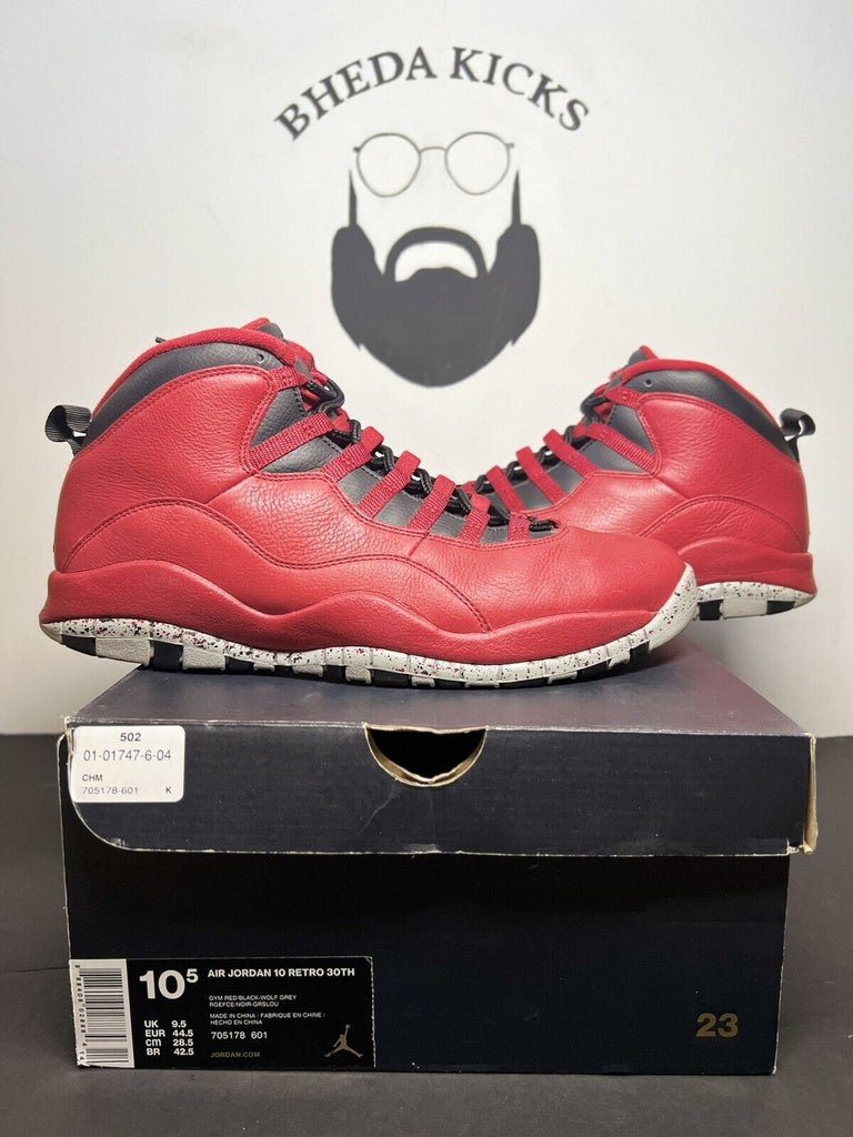 Nike Air Jordan 10 Retro Bulls Over Broadway size 10.5 OG X 705178–601 Sneakers