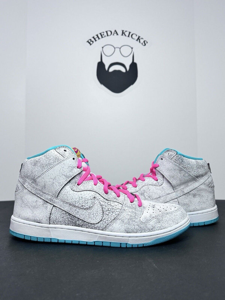 Nike SB Dunk High Flamingo 313171-117 Preowned Authentic Og Men’s Size 13