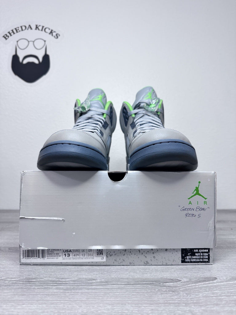 Size 13 - Jordan 5 Retro Green Bean 2022 DM9014-003 Preowned Authentic