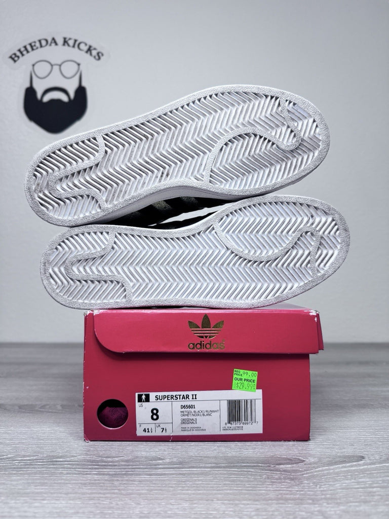 Size 8 - Adidas Superstar Sneakers Shoes 2 Year of the Horse Gold Red (D65601)