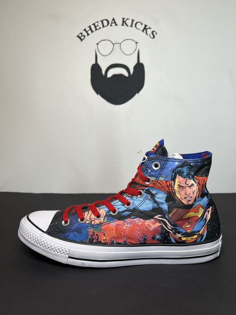 New Converse Chuck Taylor All Star Superman DC Comics Sneakers 150444C Size 11M