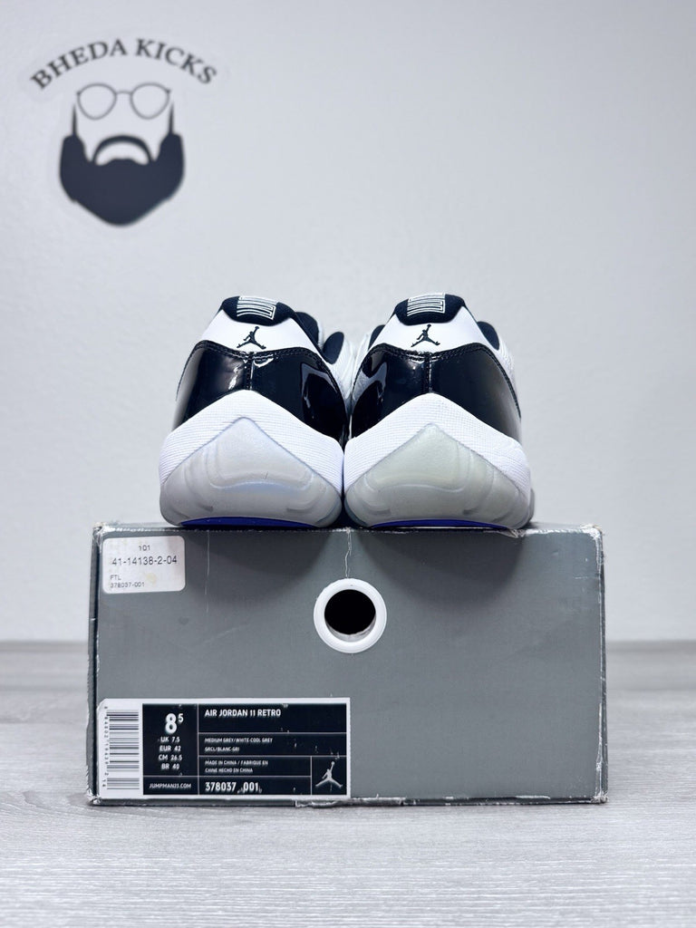 Size 8.5 - Nike Air Jordan 11 Retro Low Concord 528895-153 Preowned Clean