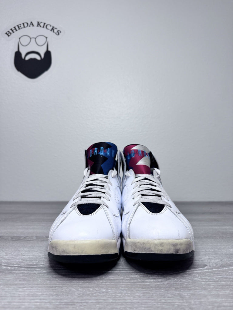 Size 11.5 - Nike Air Jordan 7 VII Retro Orion White Leather Sneaker 304775-105