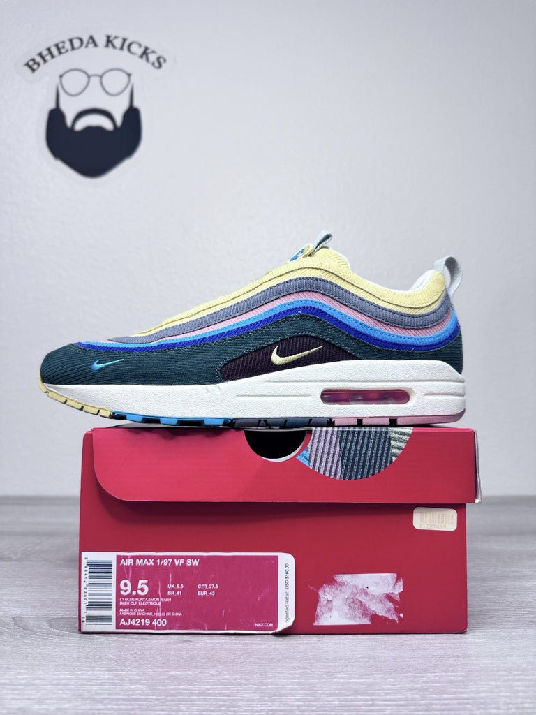 Size 9.5 - Nike Air Max 1/97 Sean Wotherspoon Men’s Preowned AJ4219-400
