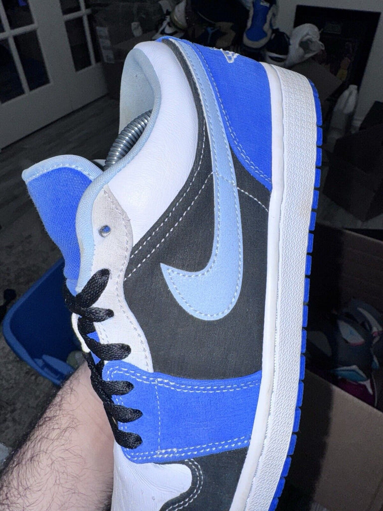 Size 11.5 - Air Jordan 1 SE Low Racer Blue Preowned Authentic DH0206-400