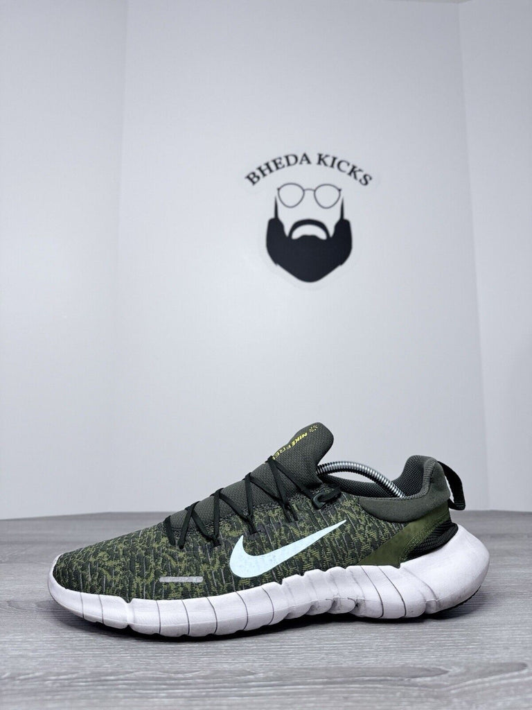 Size 13 - Nike Free RN 5.0 Next Nature Cargo Green Shoes Men’s CZ1884-300