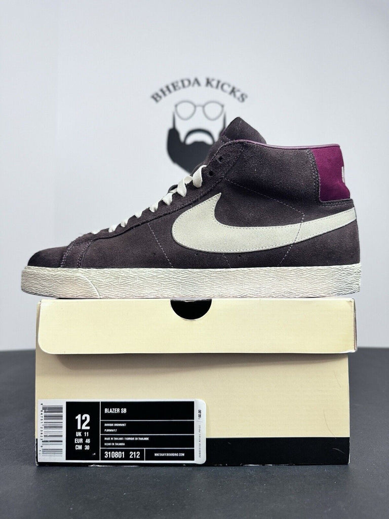 Nike SB Blazer Baroque Wood Brown 310801-212 High Top Shoes US Men’s Size 12