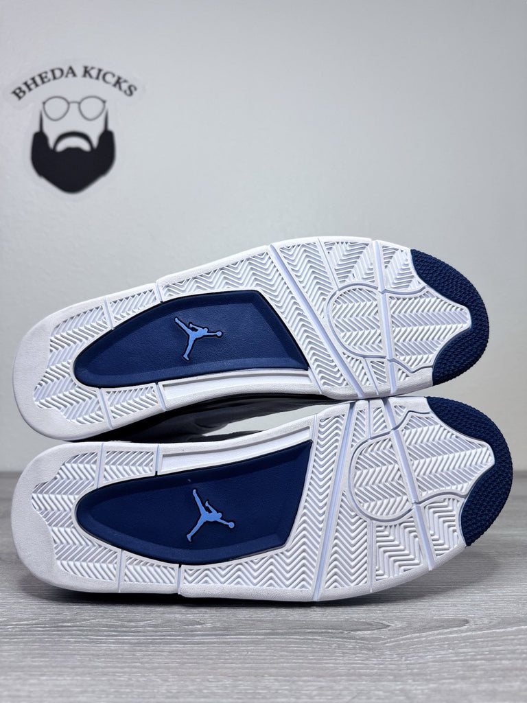Size 15 - Nike Air Jordan Retro 4 Columbia Legend Blue White Midnight Navy 2015