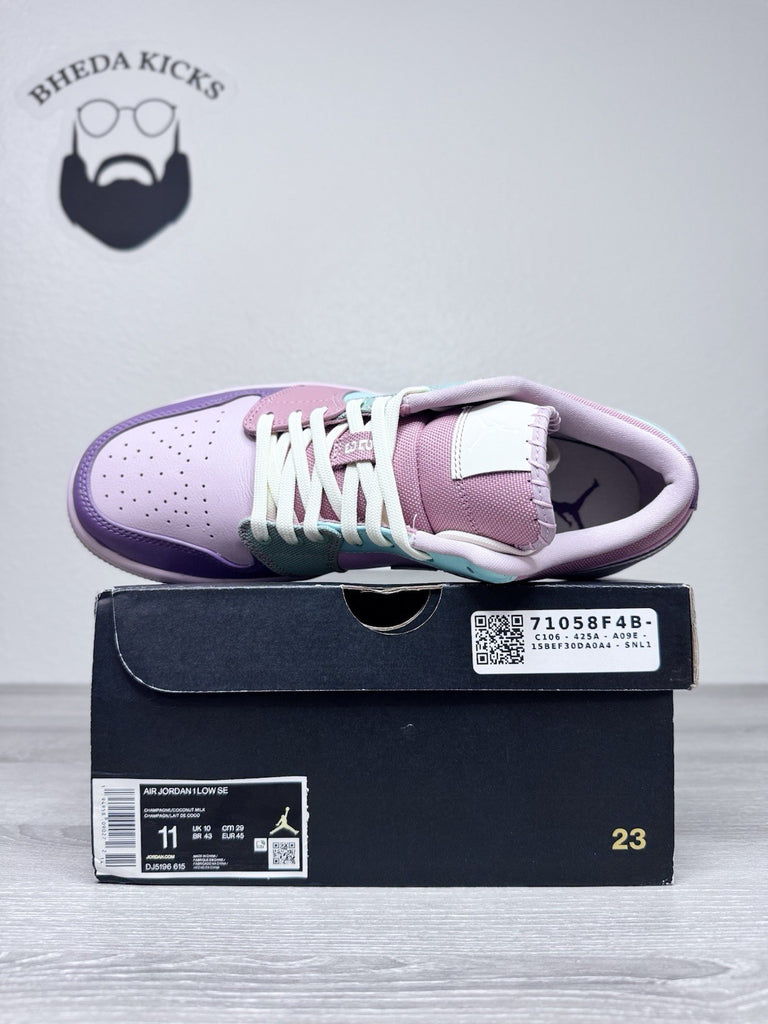 Size 11 - Nike Air Jordan 1 Low SE Easter Pastel DJ5196-615 Men's Brand New