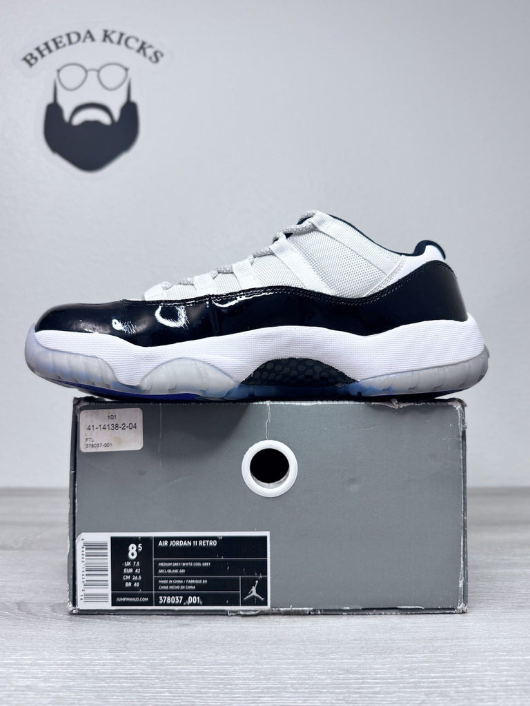 Size 8.5 - Nike Air Jordan 11 Retro Low Concord 528895-153 Preowned Clean