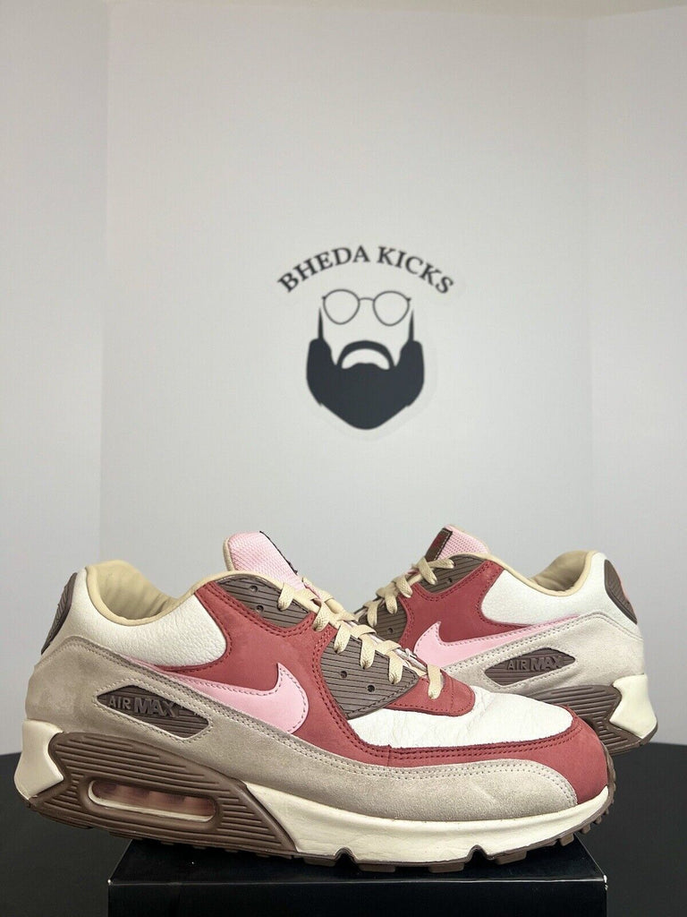 Nike Air Max 90 AM90 NRG Bacon 2021 CU1816-100 Sail Red Pink Men’s Size 15