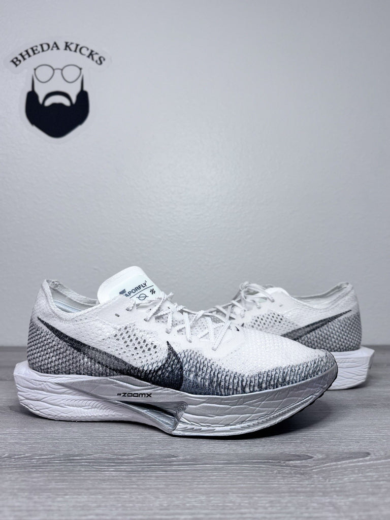 Size 15 - Nike ZoomX VaporFly Next% 3 White Particle Grey DV4129-100 Worn Once