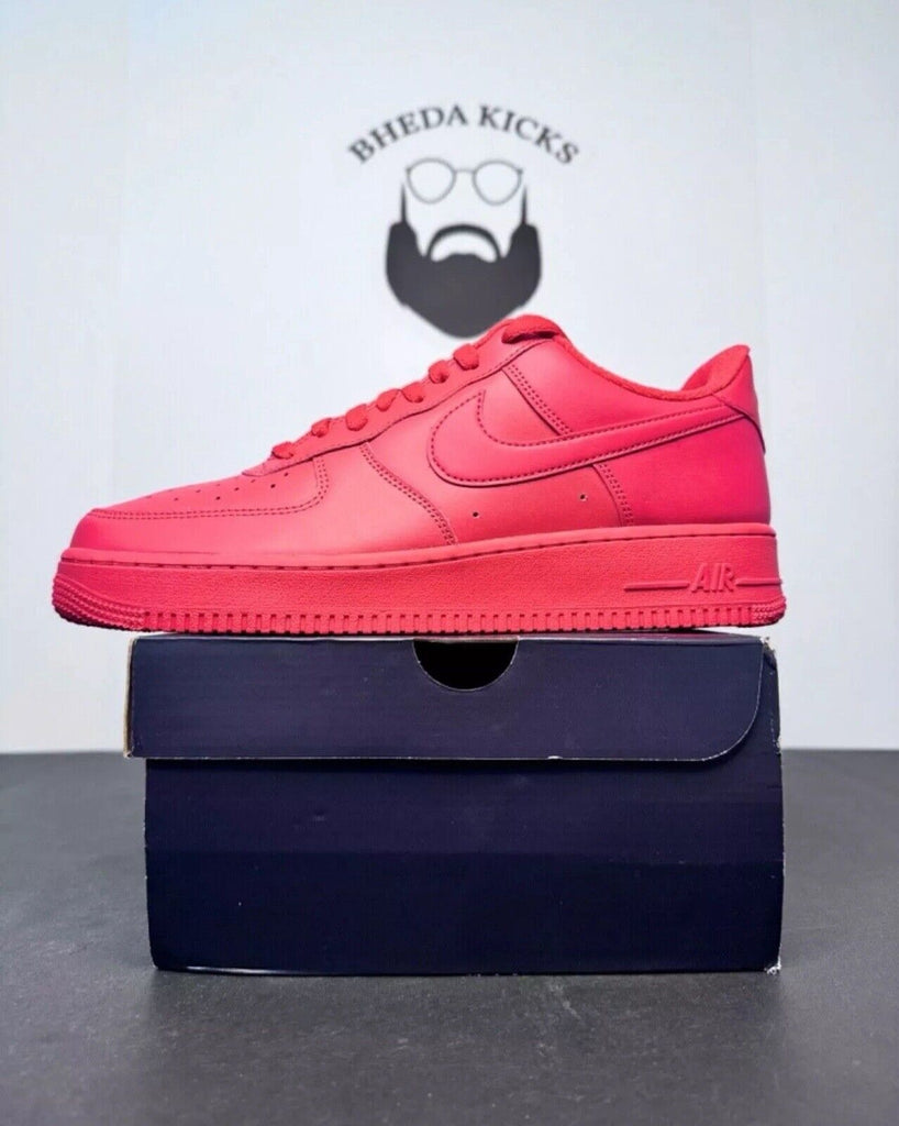 Nike Air Force 1 Low Triple Red CW6999-600 Men's Sneaker University Red Size 11