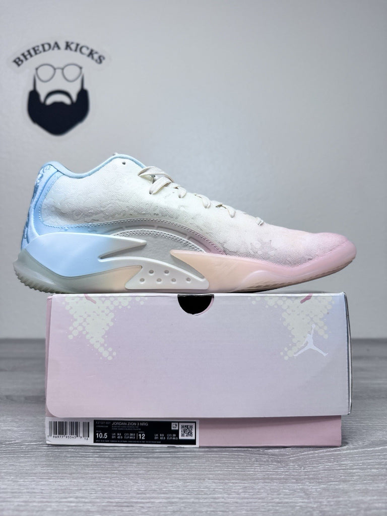 Size 10.5 - Jordan Zion 3 NRG Bleached Coral FZ1321-601 Men’s Shoes Preowned