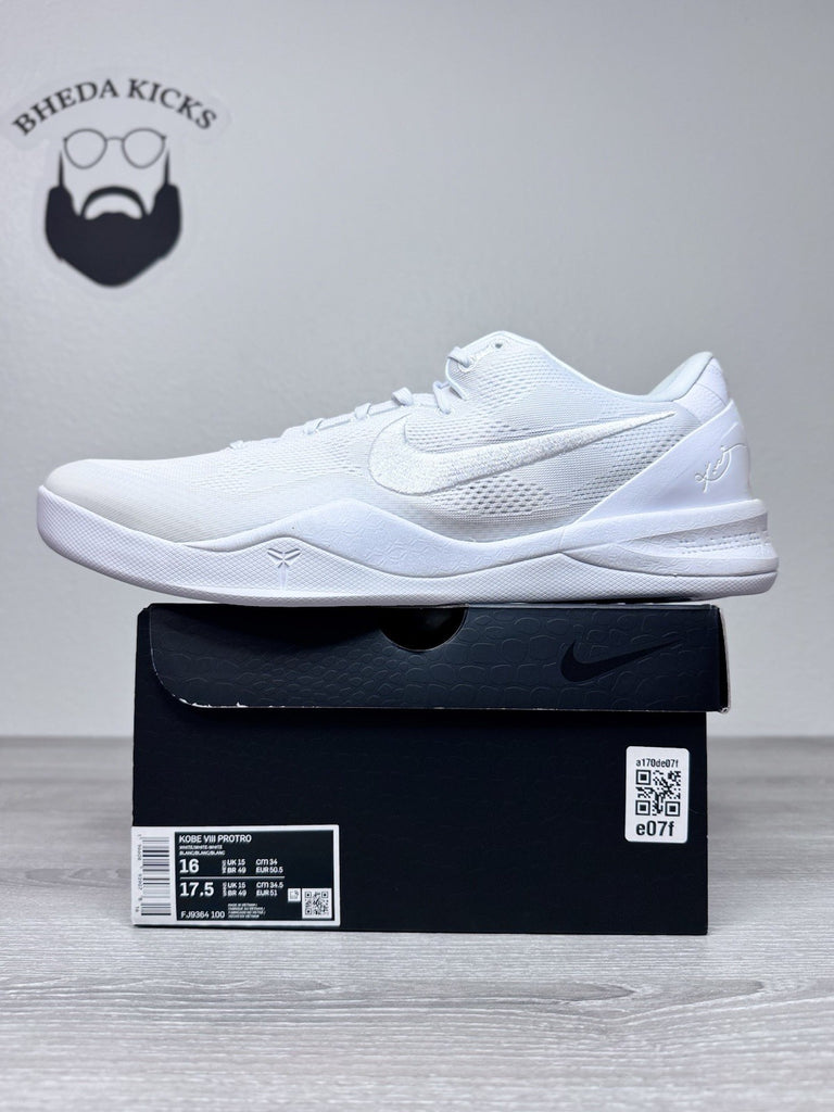Size 16 - Nike Kobe 8 Protro Halo White FJ9364-100 Basketball Shoes Sneaker New