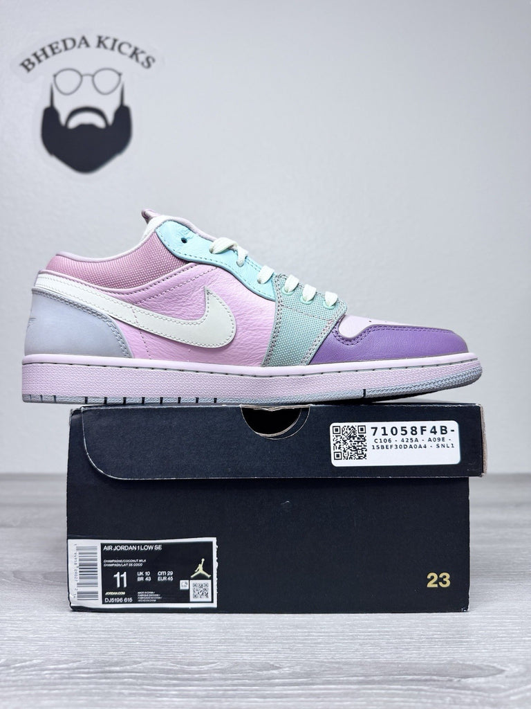 Size 11 - Nike Air Jordan 1 Low SE Easter Pastel DJ5196-615 Men's Brand New