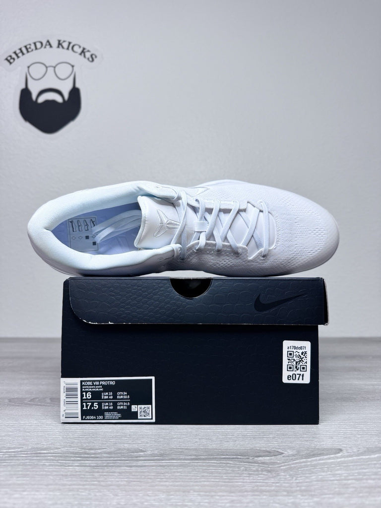 Size 16 - Nike Kobe 8 Protro Halo White FJ9364-100 Basketball Shoes Sneaker New