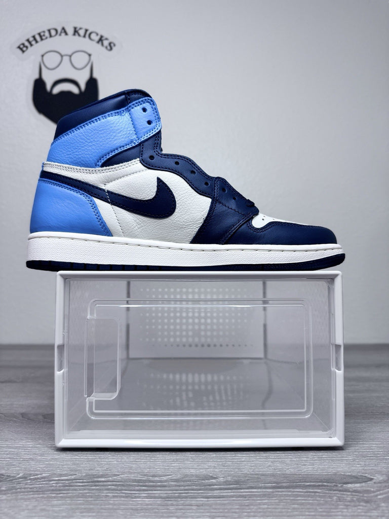 Size 8.5 - Air Jordan 1 Obsidian UNC Men's 555088-140 Brand New