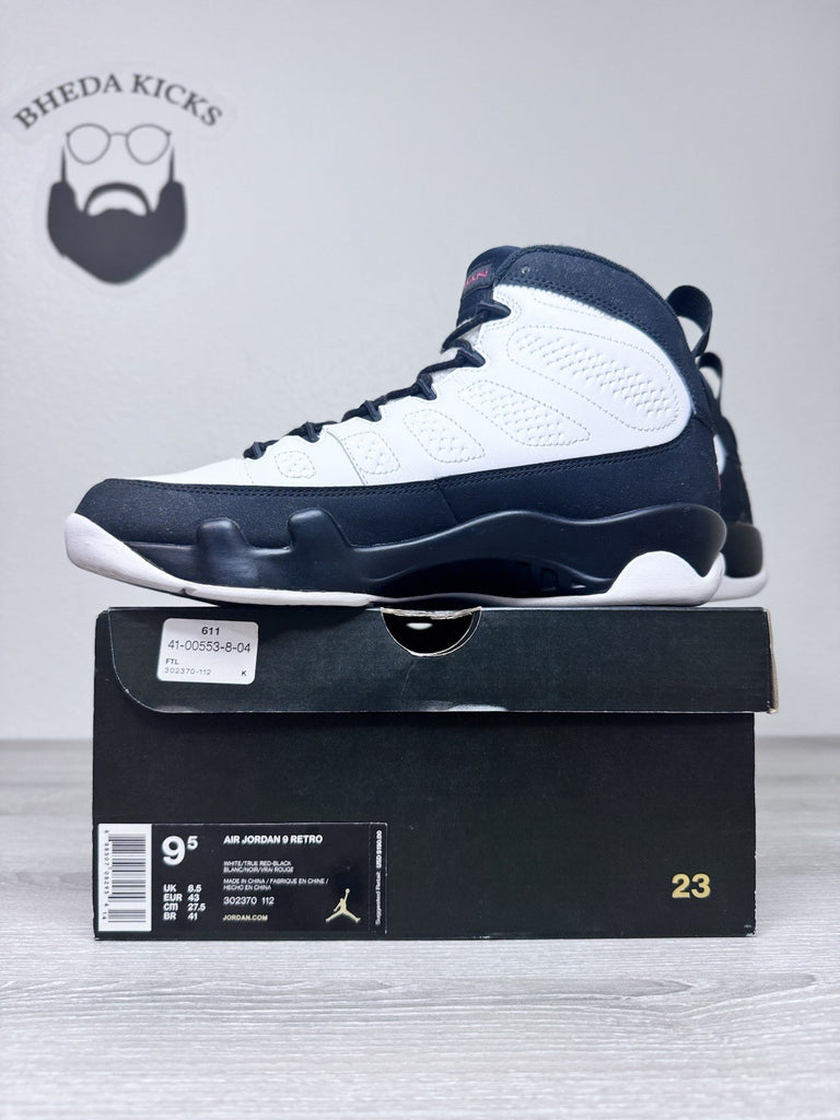 Size 9.5 - Air Jordan 9 Retro Space Jam 2016 Black Red White 302370-112 Men’s