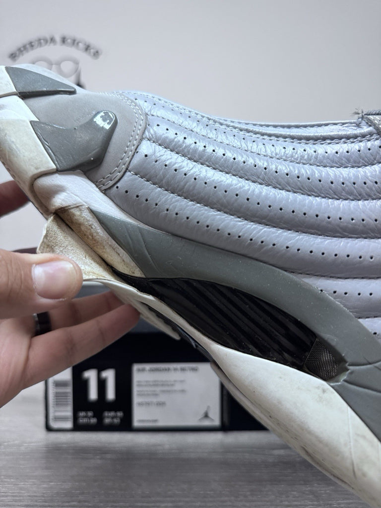 Size 11 - Nike Air Jordan 14 Retro Wolf Gray [487471-004] Preowned Authentic