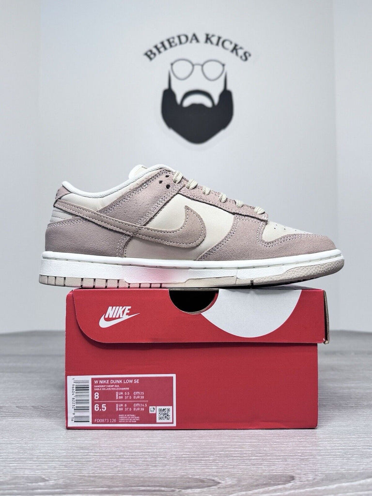 Size 8W/ 6.5M - Nike Dunk Low Sand Drift  FD0873-126 Preowned Authentic