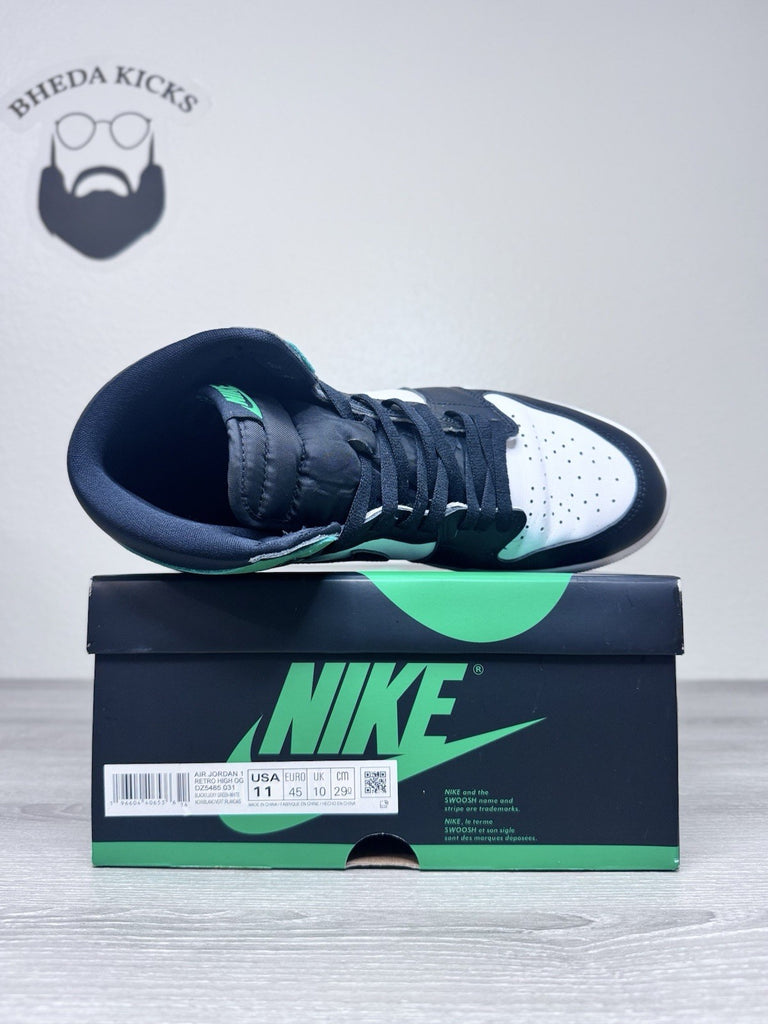 Size 11 - Nike Air Jordan 1 Retro High Lucky Green DZ5485-031 Preowned Authentic
