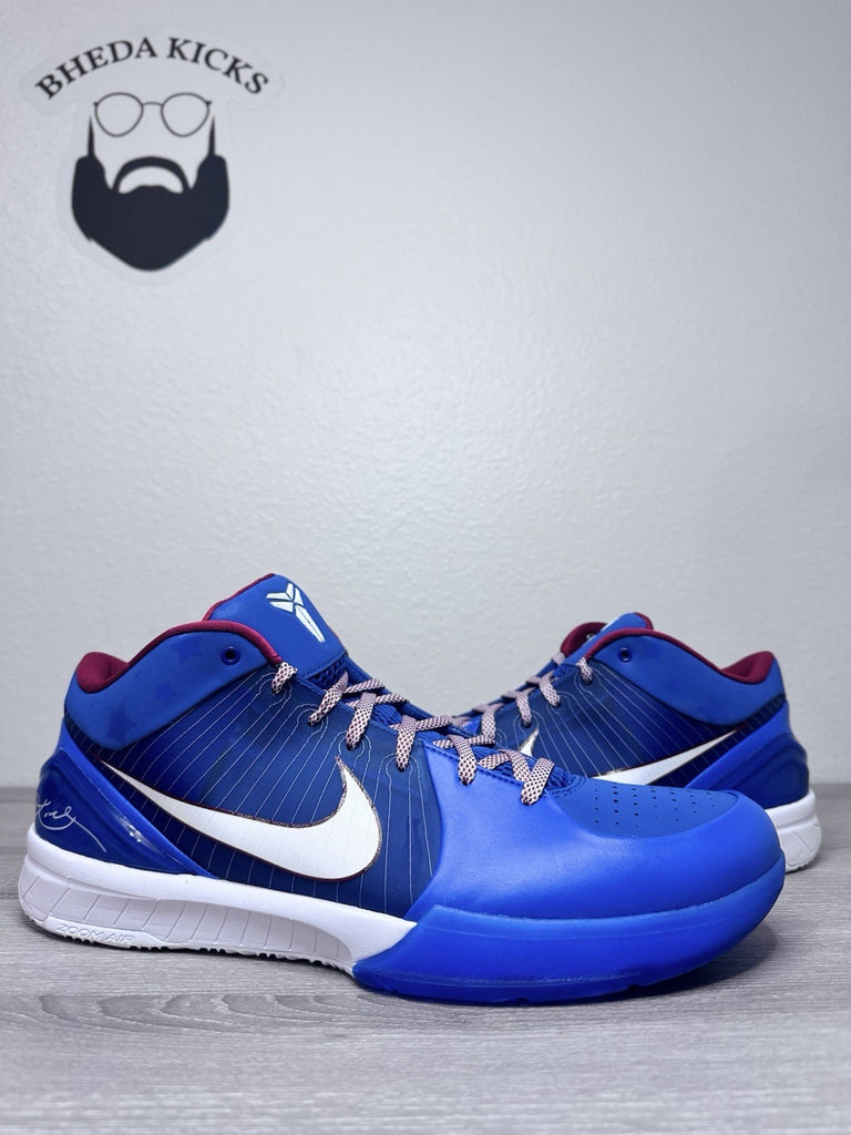 Size 16 - Nike Zoom Kobe 4 IV Protro Philly Blue Red White FQ3545-400 Preowned