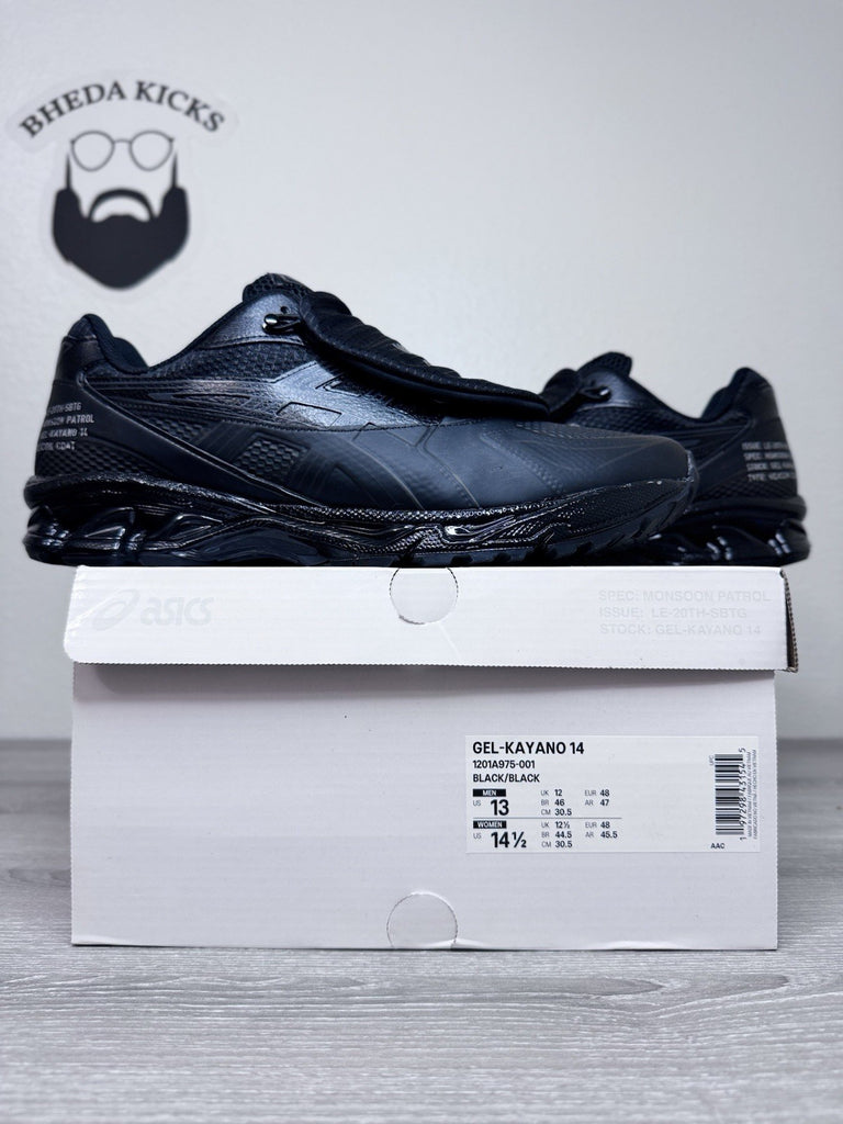 Size 13 - Asics x Limited Edt x SBTG Gel-Kayano 14 Monsoon Patrol 1201A975-001