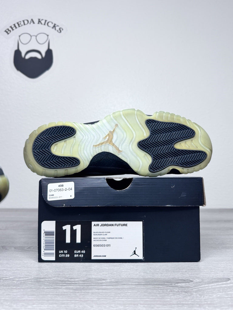 Size 11 - Air Jordan Future 3M Black Reflective Basketball Shoes 656503-011