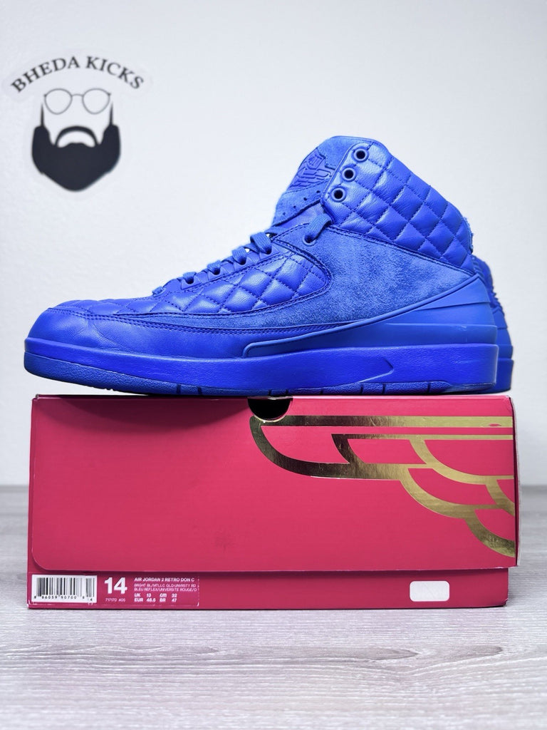 Size 14 - Just Don x Air Jordan 2 Retro Varsity Royal 717170-405 Preowned