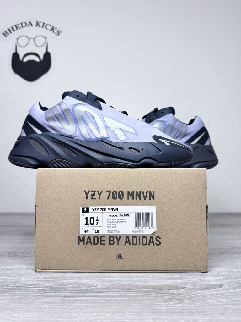 Size 10.5 - adidas Yeezy Boost 700 MNVN Geode GW9526 Authentic Og Worn Once