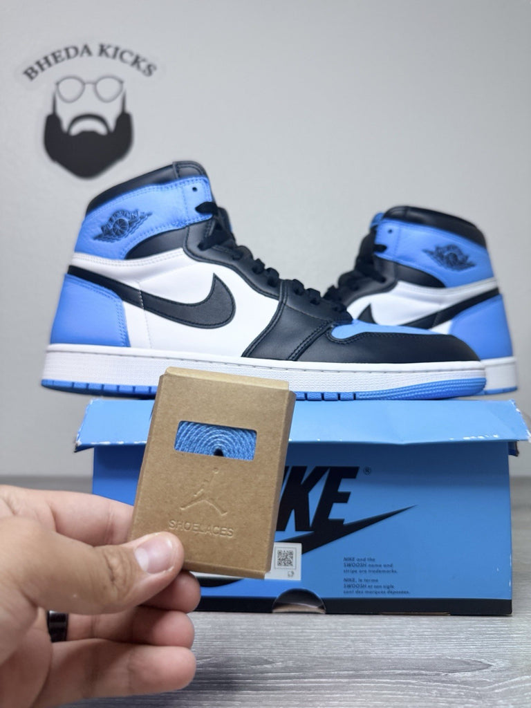 Size 13 - Nike Air Jordan 1 Retro High OG UNC Toe 2023 DZ5485-400 Preowned