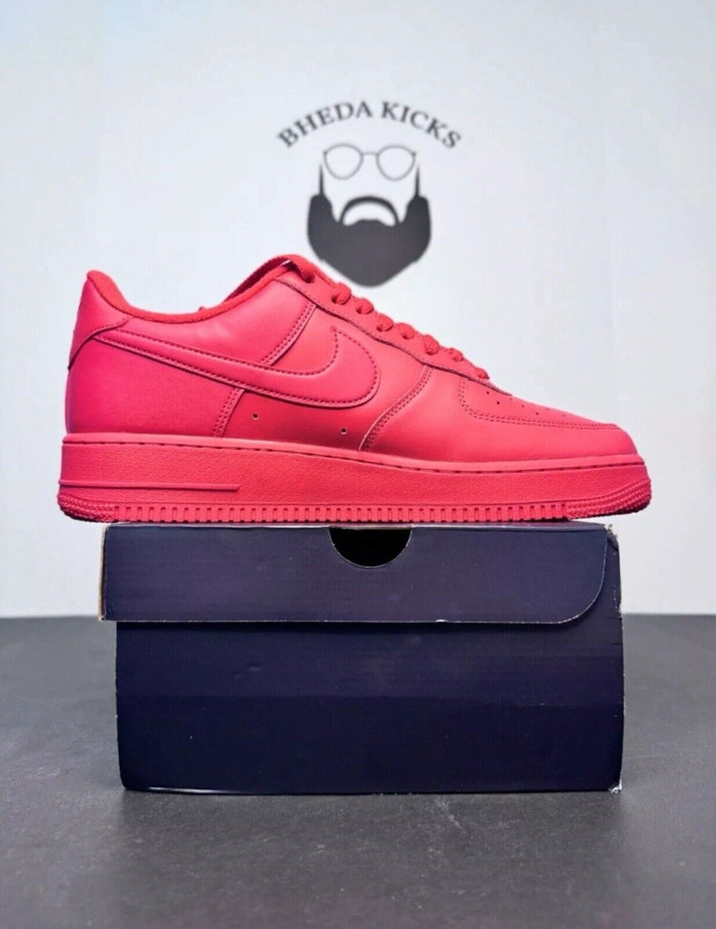 Nike Air Force 1 Low Triple Red CW6999-600 Men's Sneaker University Red Size 11