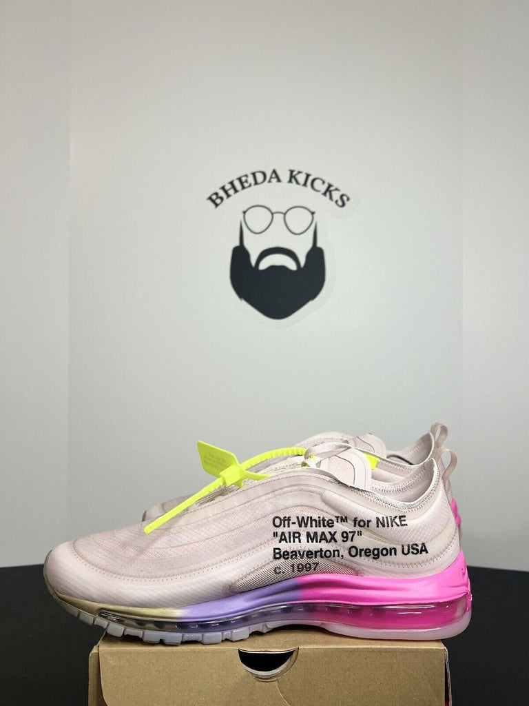 Nike Air Max 97 x Off-White Serena Queen Elemental Rose AJ4585-600 Men’s Size 12