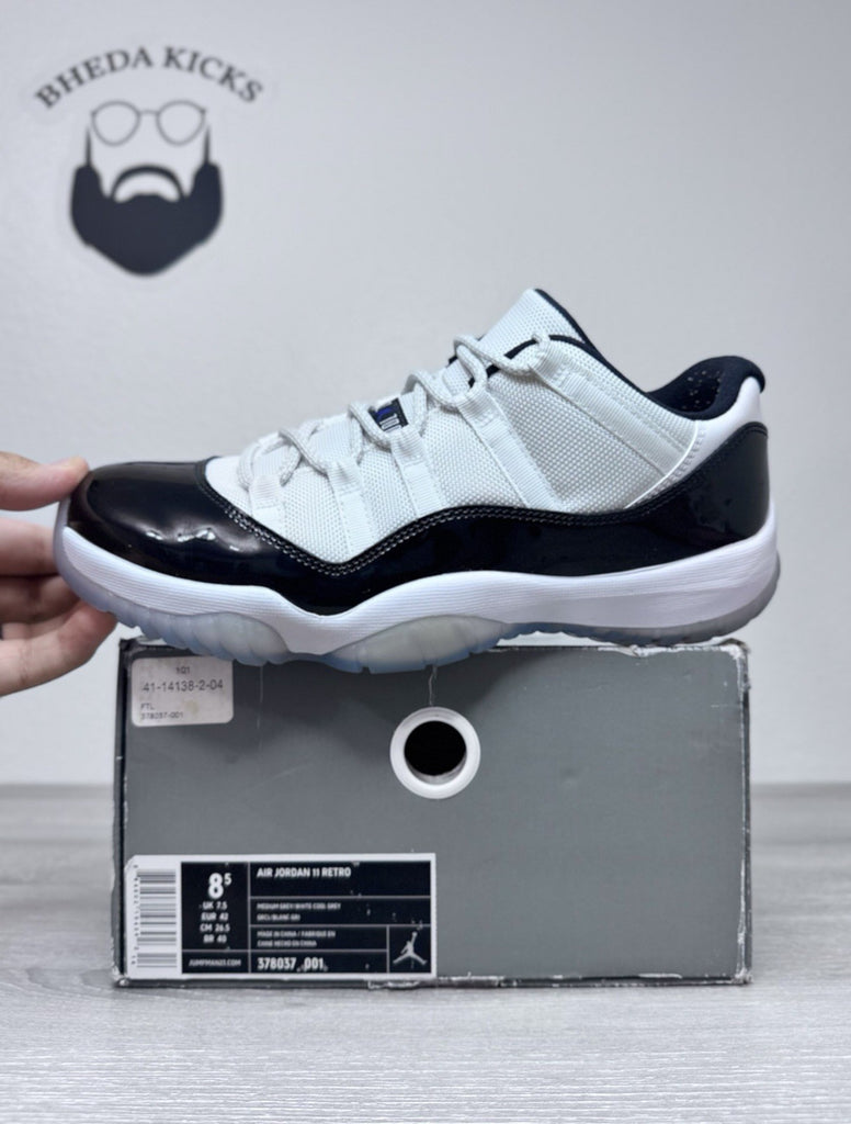 Size 8.5 - Nike Air Jordan 11 Retro Low Concord 528895-153 Preowned Clean