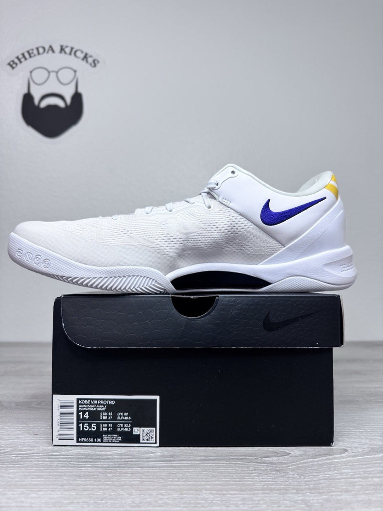 Size 14 - Nike Kobe 8 Protro Lakers Home Nike Men’s HF9550-100 Preowned