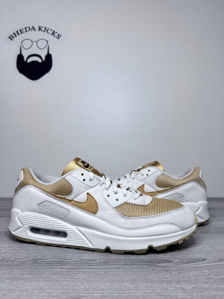 Size 15 - Nike ID Air Max 90 'Nike By You' Bred Black Red CT3621-991 Preowned