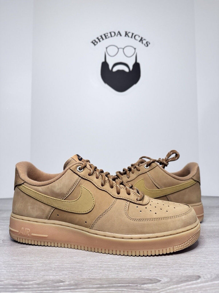 Size 12 - Nike Air Force 1 Low Flax Wheat CJ9179-200 Men's Worn Once Tried On