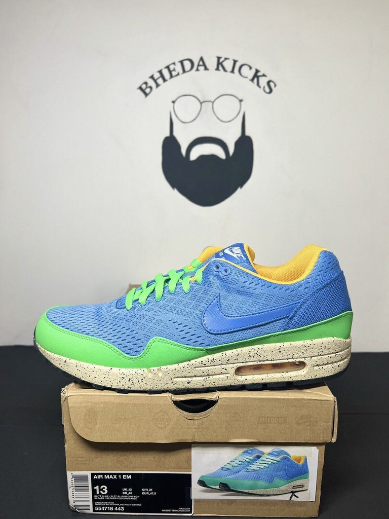 Nike Air Max 1 EM Beaches Of Rio 2013 13 Supreme DQM Vintage Retro Og Rare Clean