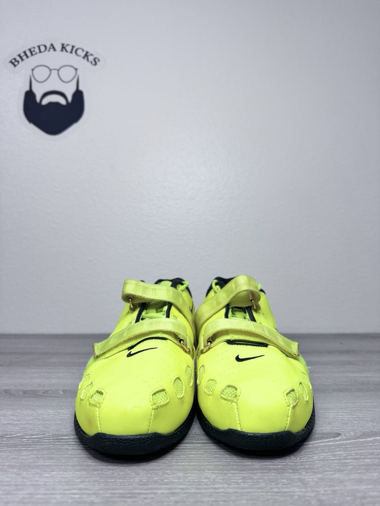 Size 15- Nike Romaleos 2 Volt 476927-700 Preowned Authentic Rare Shoes
