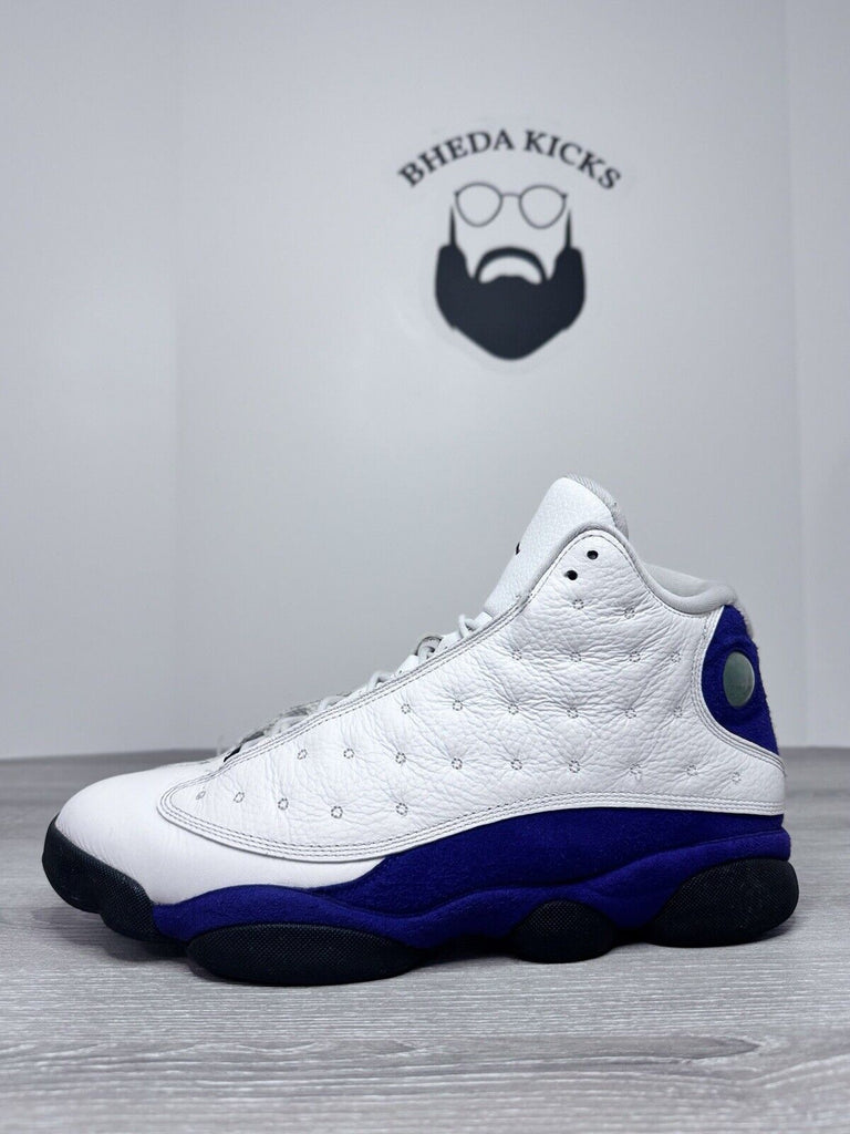 Size 13 - Air Jordan 13 Lakers Mens Retro Nike Purple White 414571-105 2019